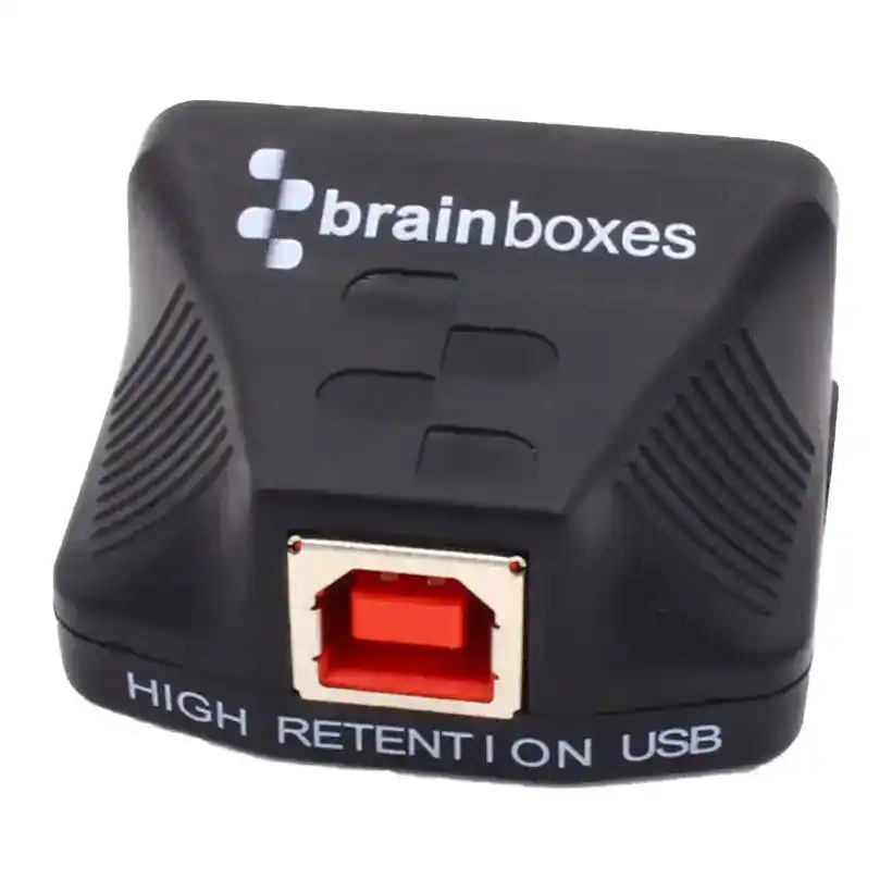 Brainboxes Industrial USB-C to RS-232 Serial Adapter